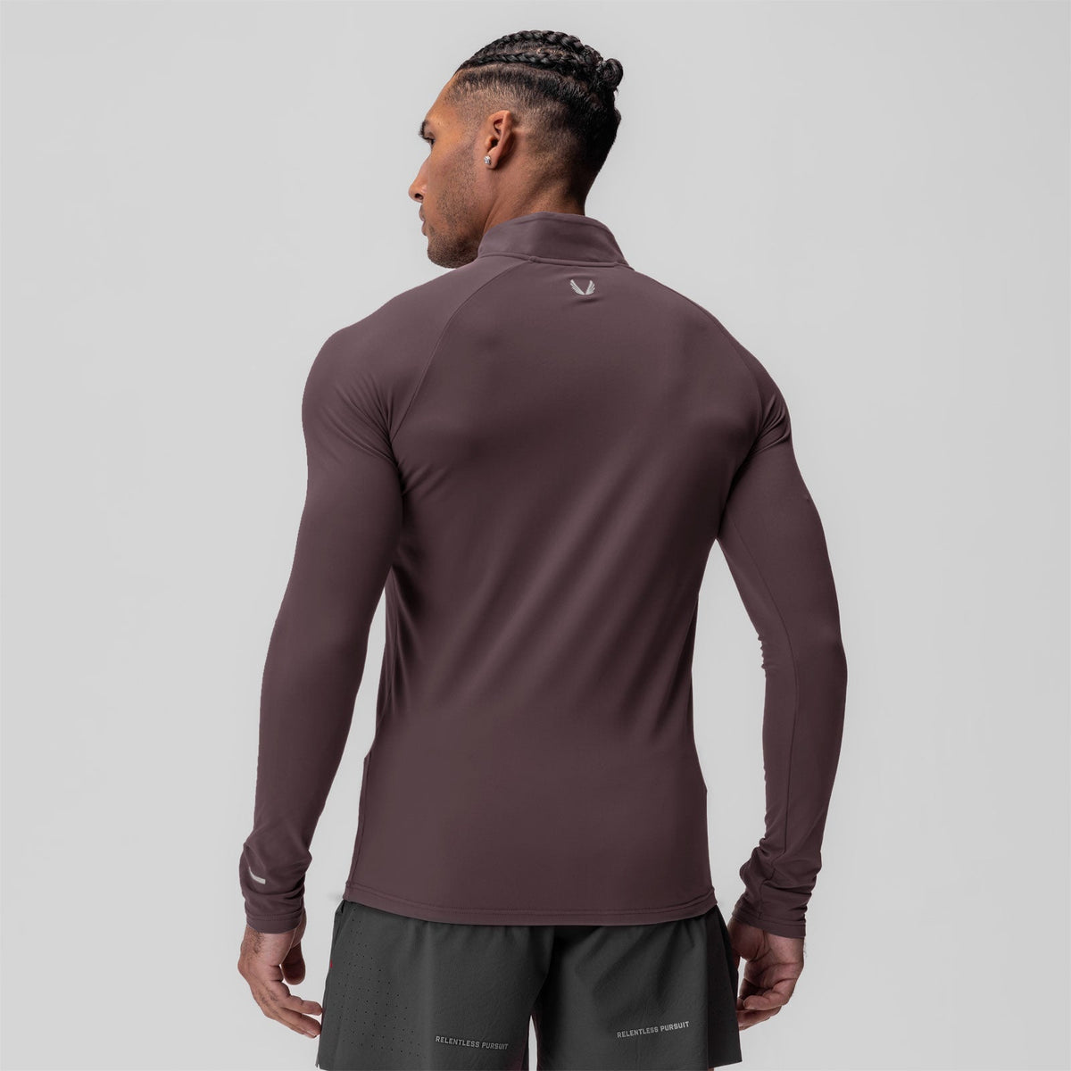 0906. Thermal Training Quarter Zip - Nightshade "Cyber" | ASRV