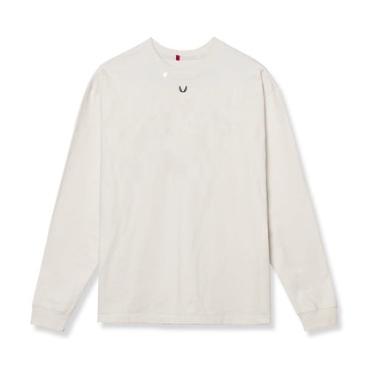 0851. Tech Essential™ Relaxed Long Sleeve - Stone/Black "OTWR" | ASRV
