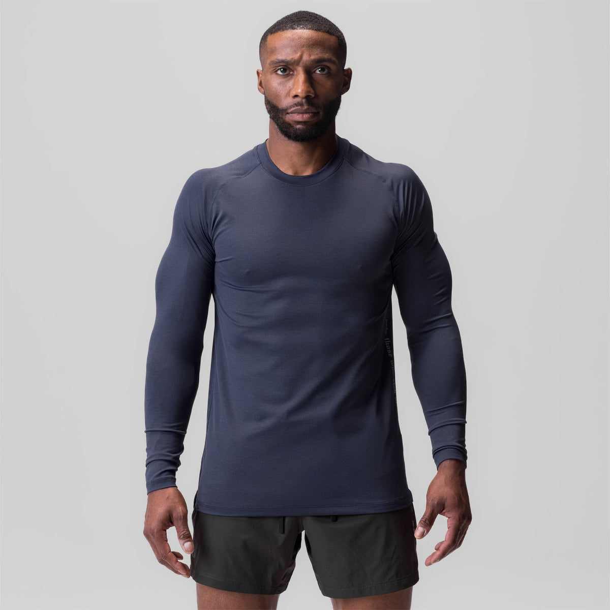 0832. 3D-Lite® 2.0 Fitted Long Sleeve - Navy "OTWR" | ASRV
