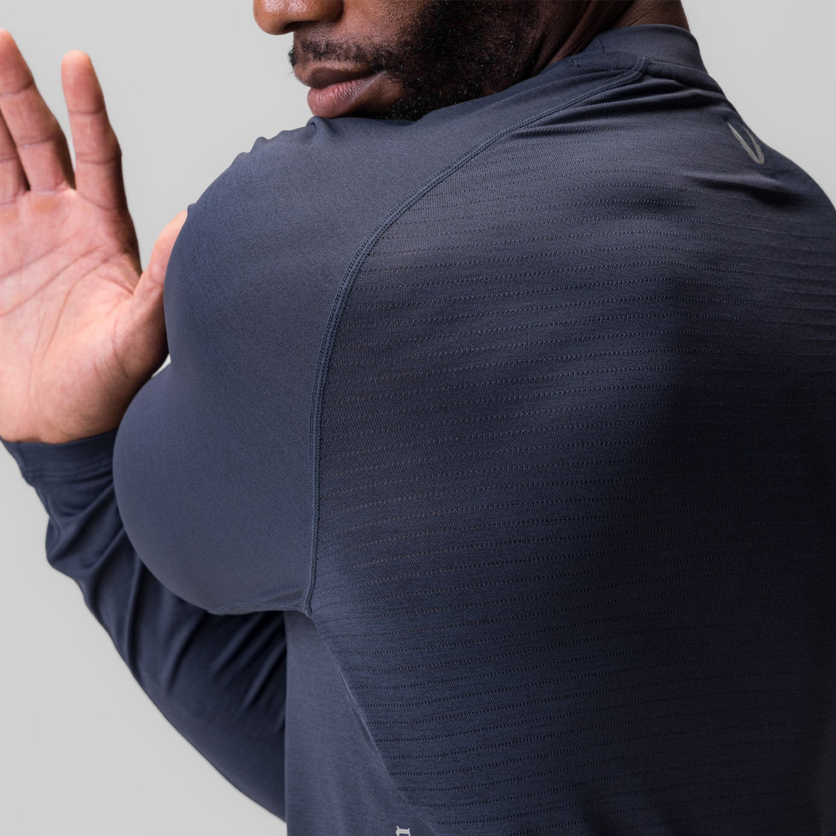 0832. 3D-Lite® 2.0 Fitted Long Sleeve - Navy "OTWR" | ASRV