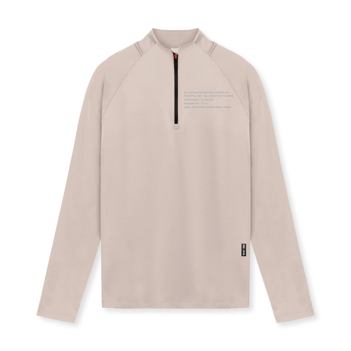 0725. Core Fitted Quarter Zip - Chai | ASRV