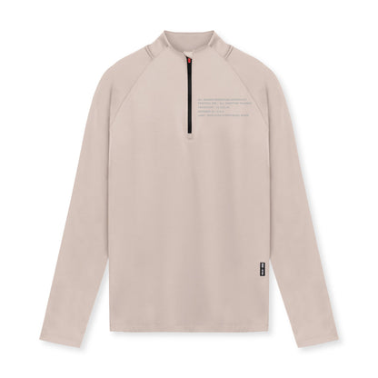0725. Core Fitted Quarter Zip - Chai | ASRV