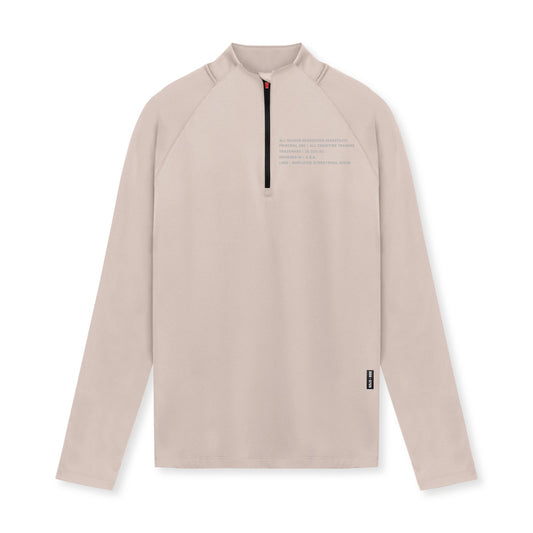 0725. Core Fitted Quarter Zip - Chai | ASRV