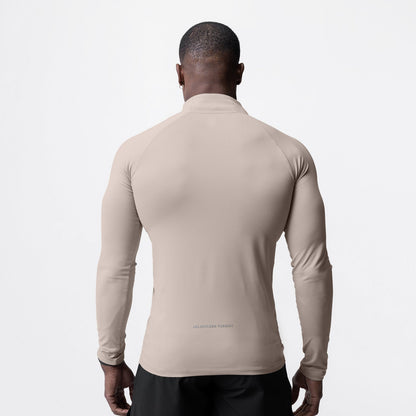 0725. Core Fitted Quarter Zip - Chai | ASRV