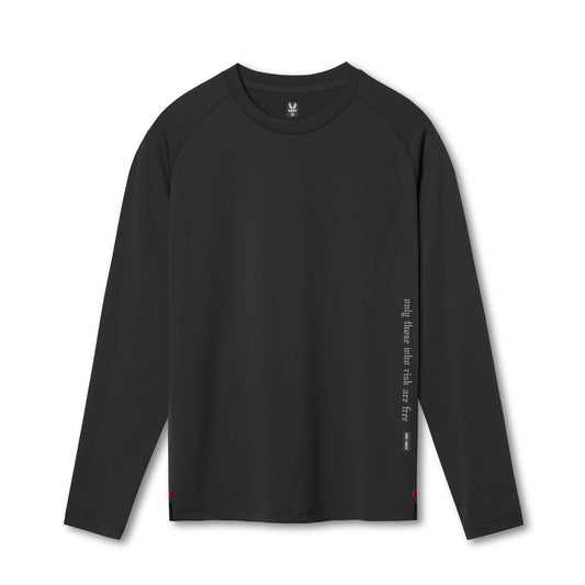 0832. 3D-Lite® 2.0 Fitted Long Sleeve - Black "OTWR" | ASRV