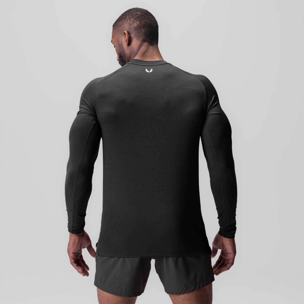 0832. 3D-Lite® 2.0 Fitted Long Sleeve - Black "OTWR" | ASRV