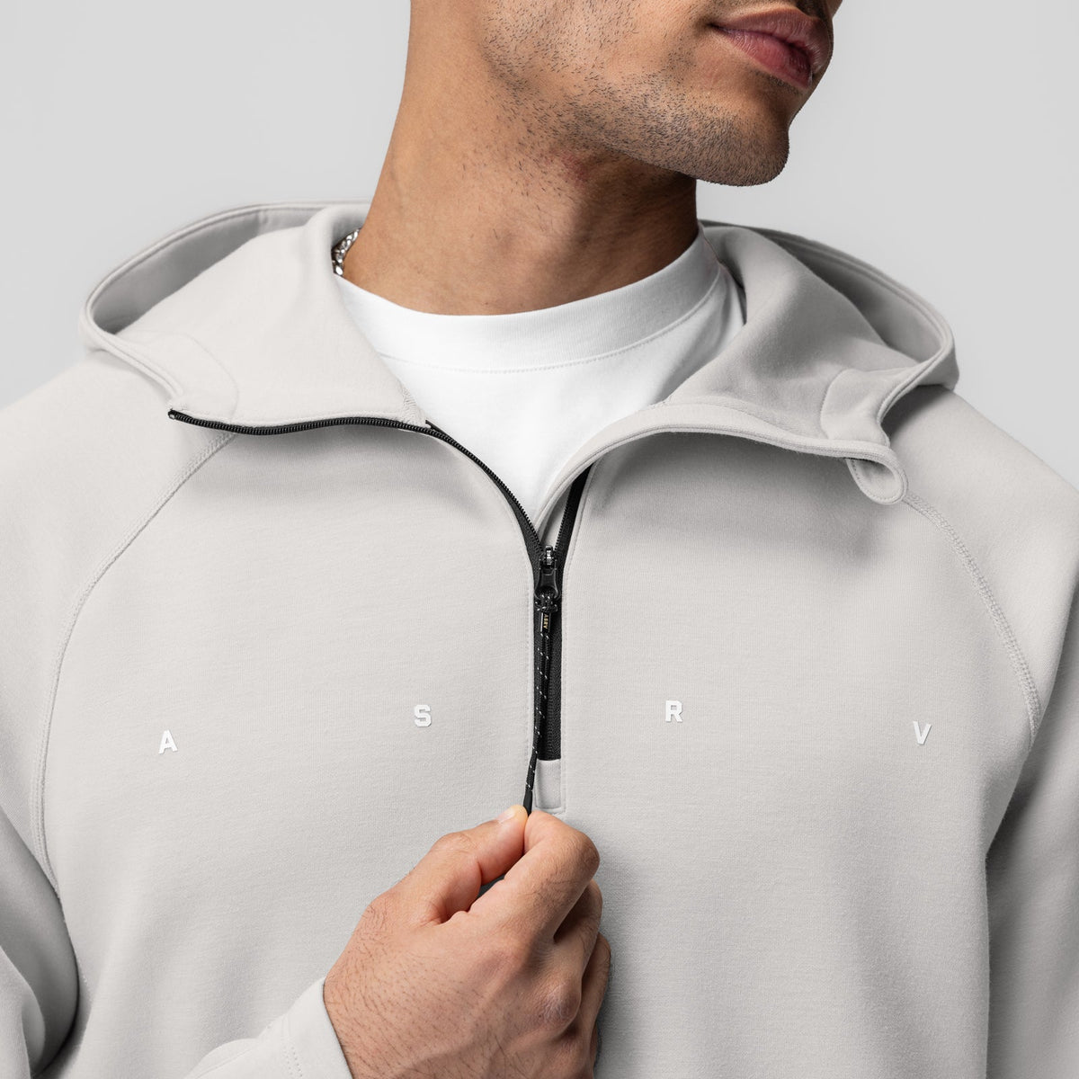 1023. Dri-Core™ Zip Hoodie - Light Grey | ASRV