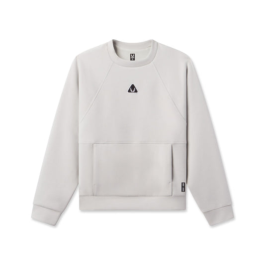 1020. Dri-Core™ Oversized Crewneck - Light Grey | ASRV