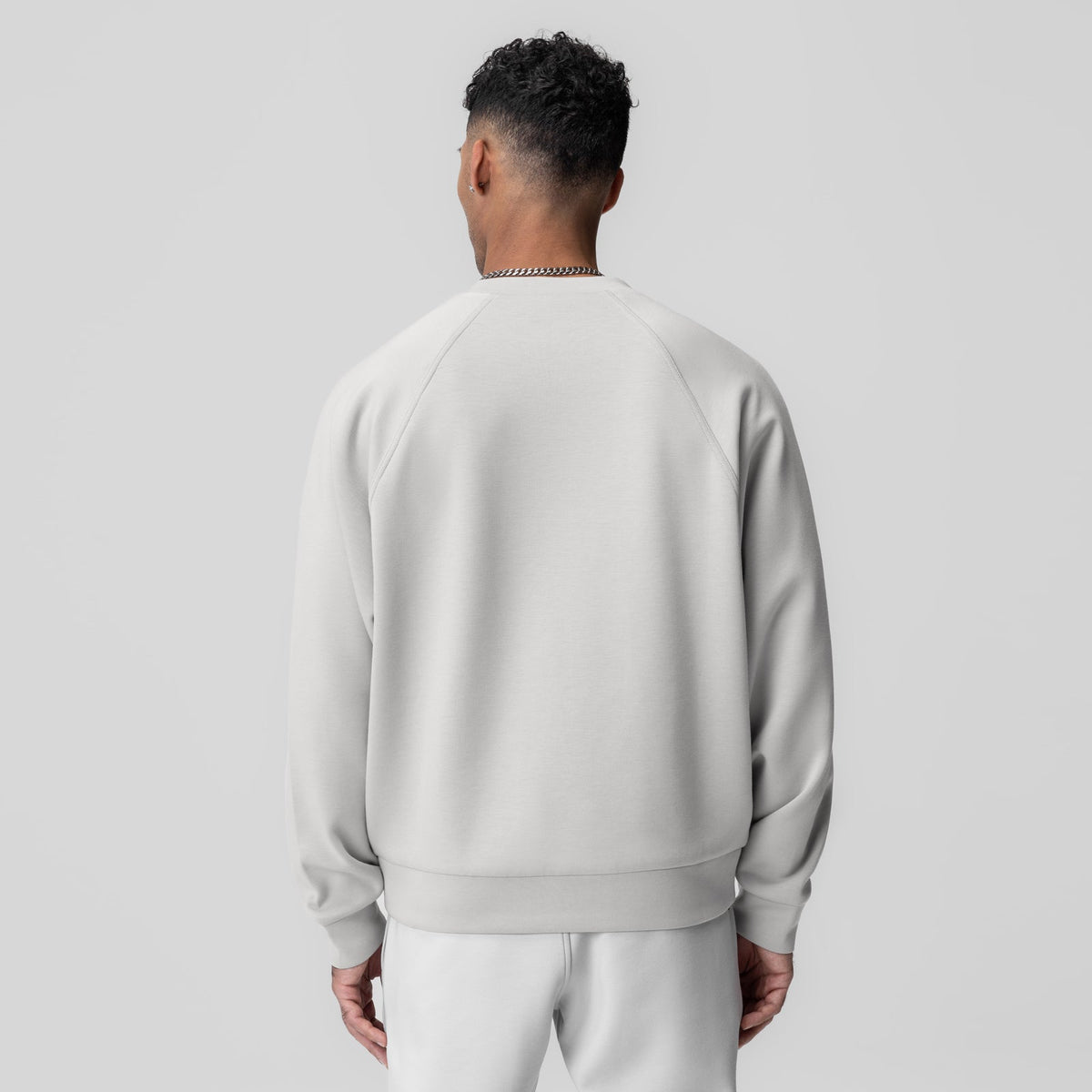 1020. Dri-Core™ Oversized Crewneck - Light Grey | ASRV