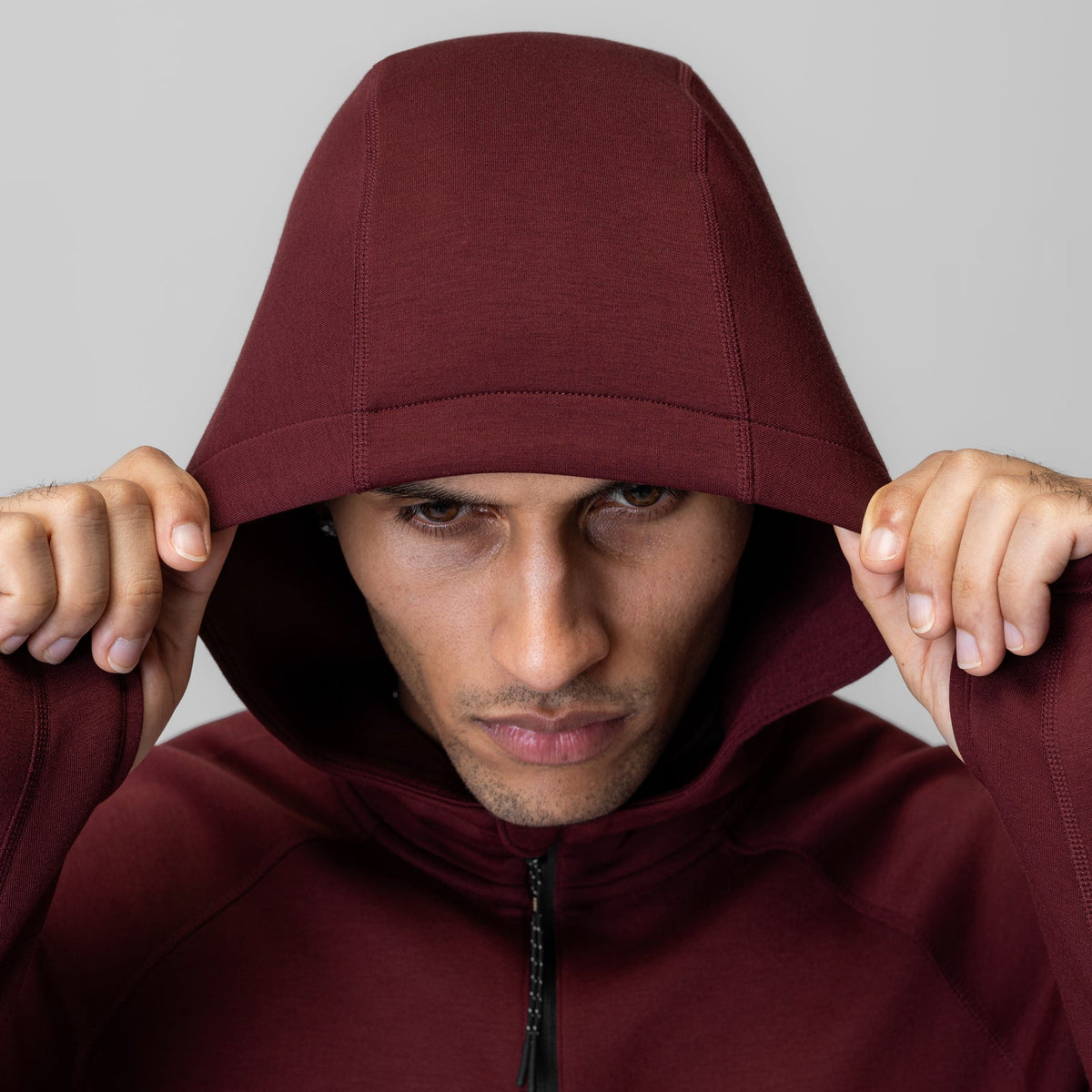 1023. Dri-Core™ Zip Hoodie - Crimson | ASRV
