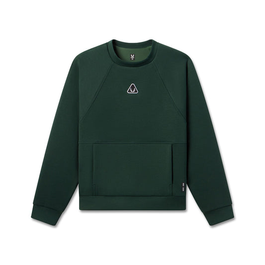 1020. Dri-Core™ Oversized Crewneck - Forest Green | ASRV