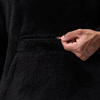 0553. Sherpa Recovery Hoodie - Black/White | ASRV
