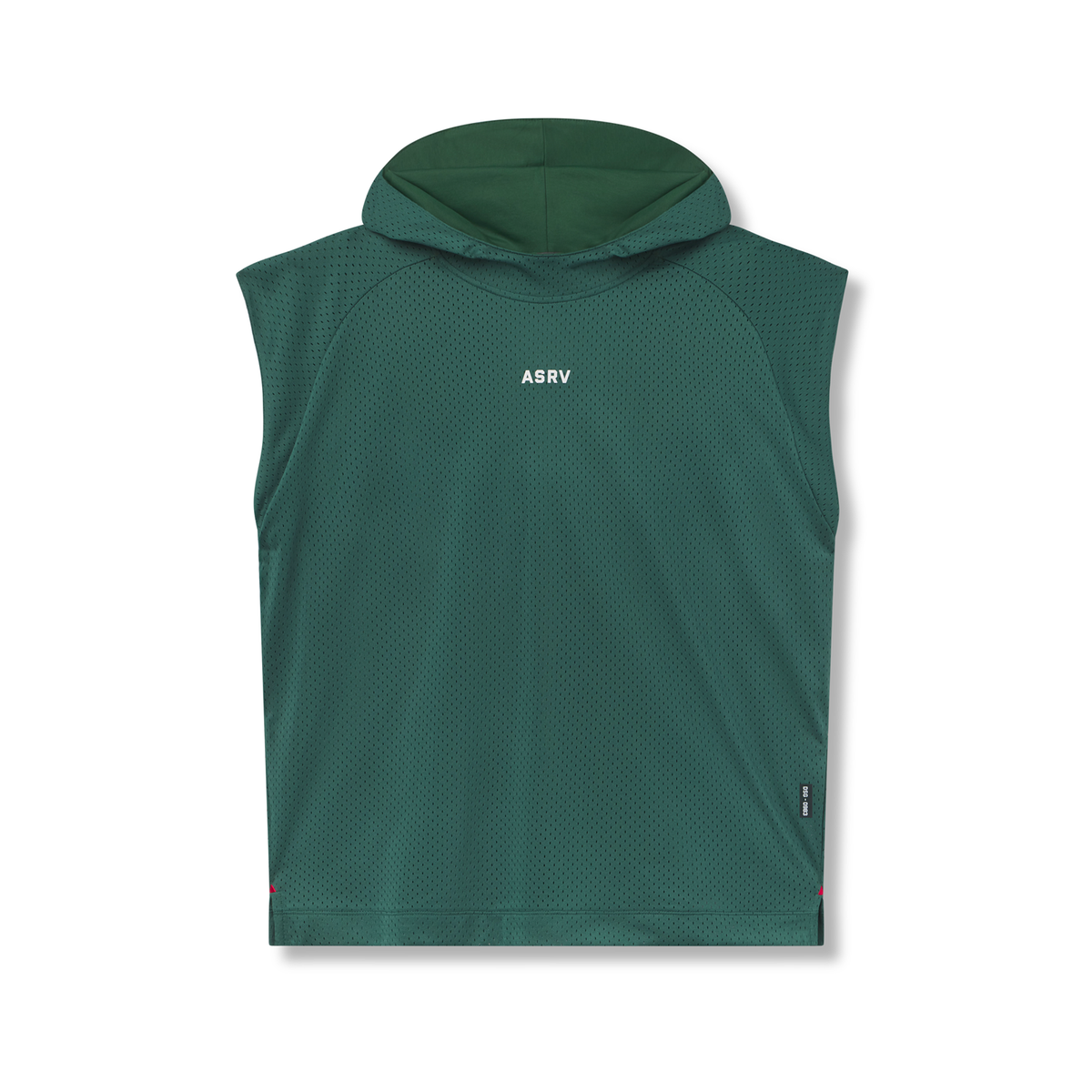 0983. Reversible 2-in-1 Cutoff Hoodie - Forest Green | ASRV