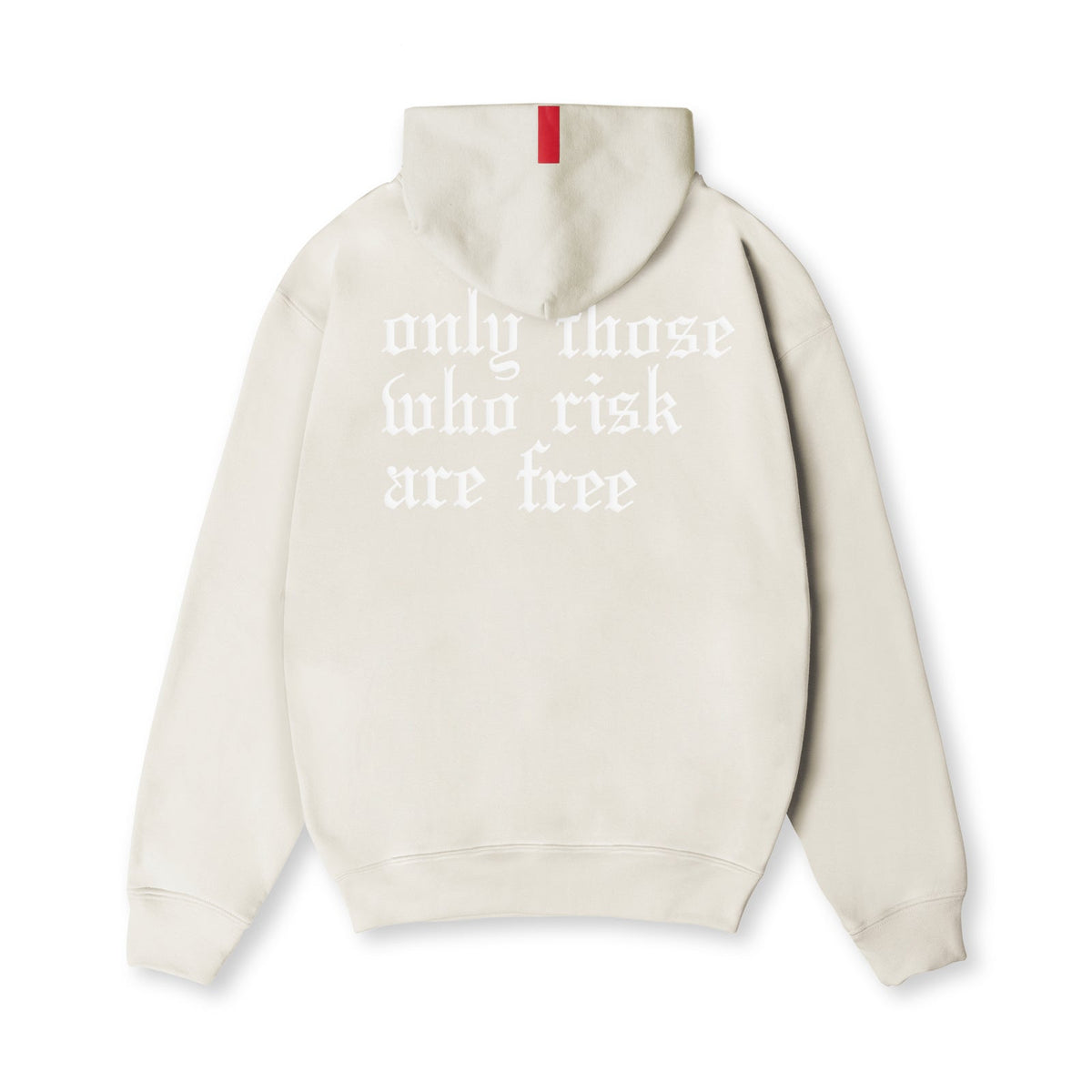0874. Tech-Terry™ Zip Pocket Hoodie - Stone/White "OTWR" | ASRV