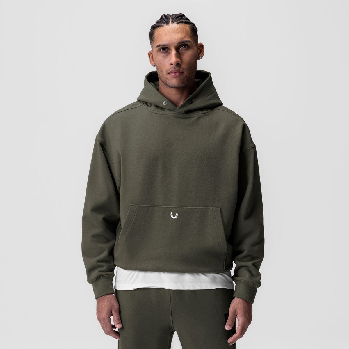 0648. Tech-Terry™ Hoodie - Olive | ASRV