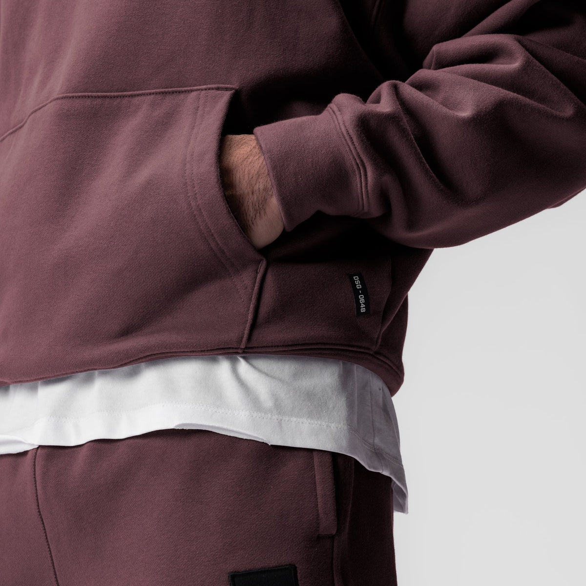 0648. Tech-Terry™ Hoodie - Nightshade "Space Bracket" | ASRV