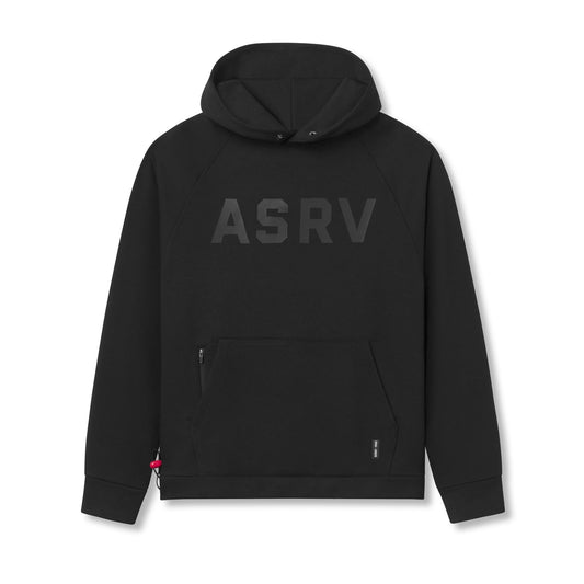 0905. Tech-Terry™ Weather-Ready Training Hoodie - Black "ASRV" | ASRV