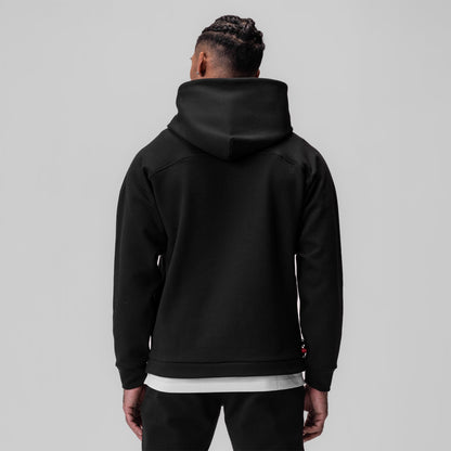 0905. Tech-Terry™ Weather-Ready Training Hoodie - Black "ASRV" | ASRV