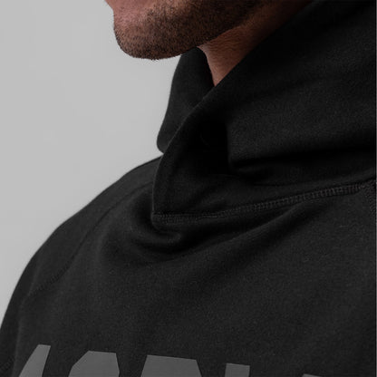 0905. Tech-Terry™ Weather-Ready Training Hoodie - Black "ASRV" | ASRV
