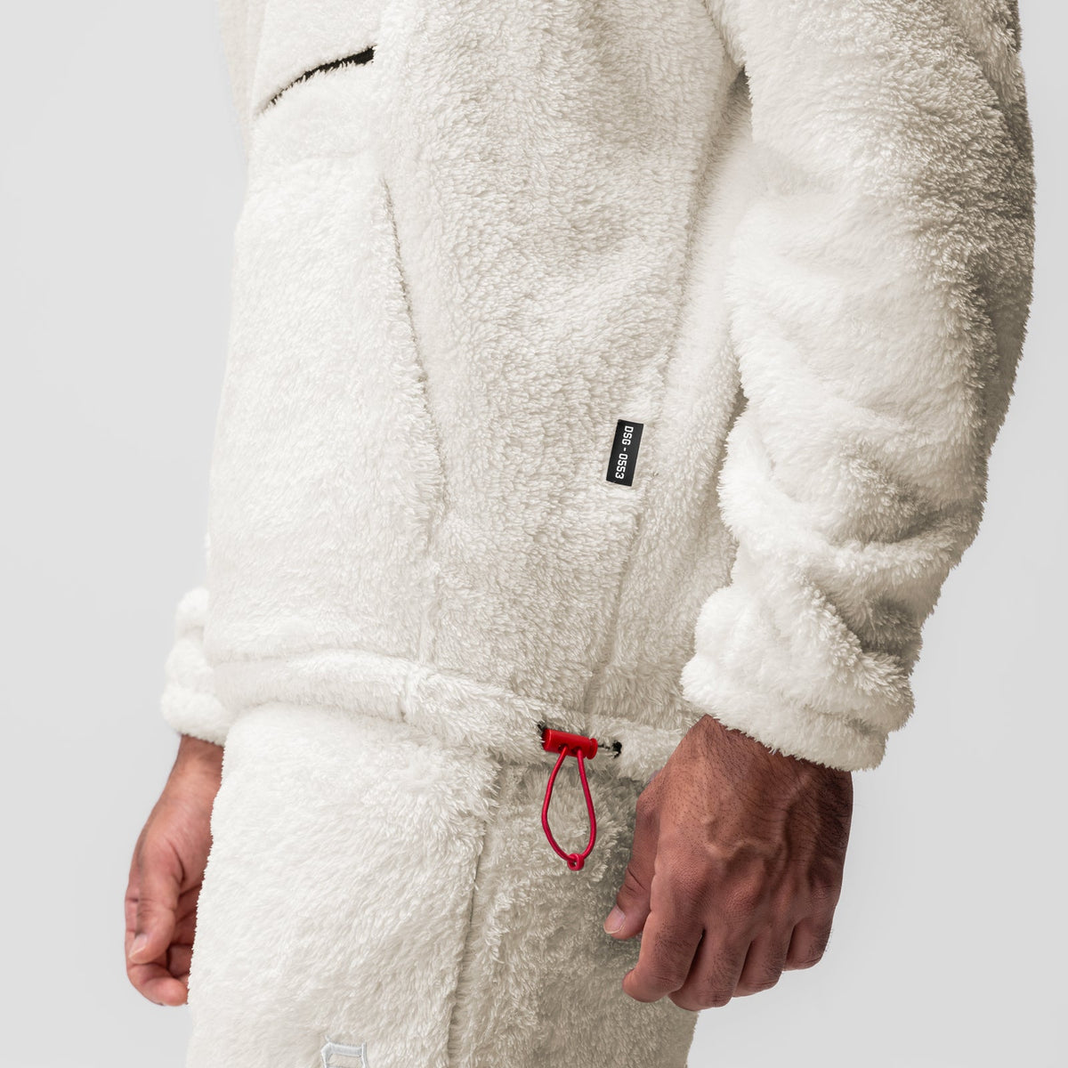 0553. Sherpa Recovery Hoodie - Ivory Cream/White | ASRV