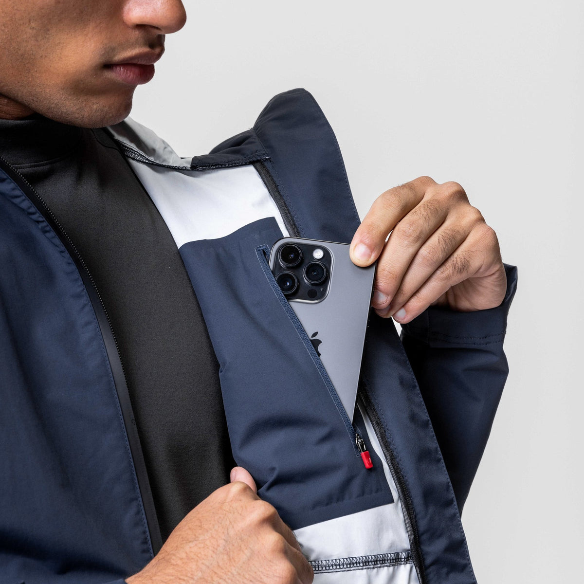 0678. Hipora® Tech Parka - Navy | ASRV