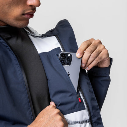 0678. Hipora® Tech Parka - Navy | ASRV