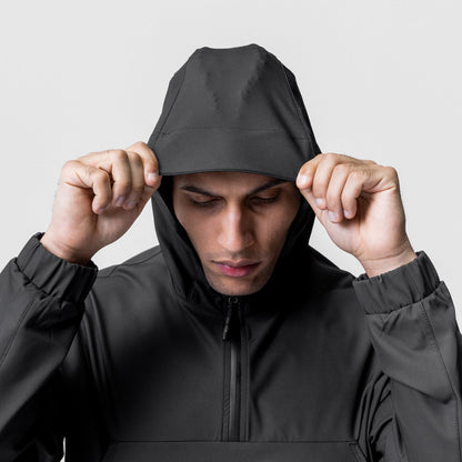 0717. Weather-Ready Anorak Jacket - Black | ASRV