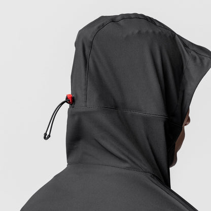 0717. Weather-Ready Anorak Jacket - Black | ASRV