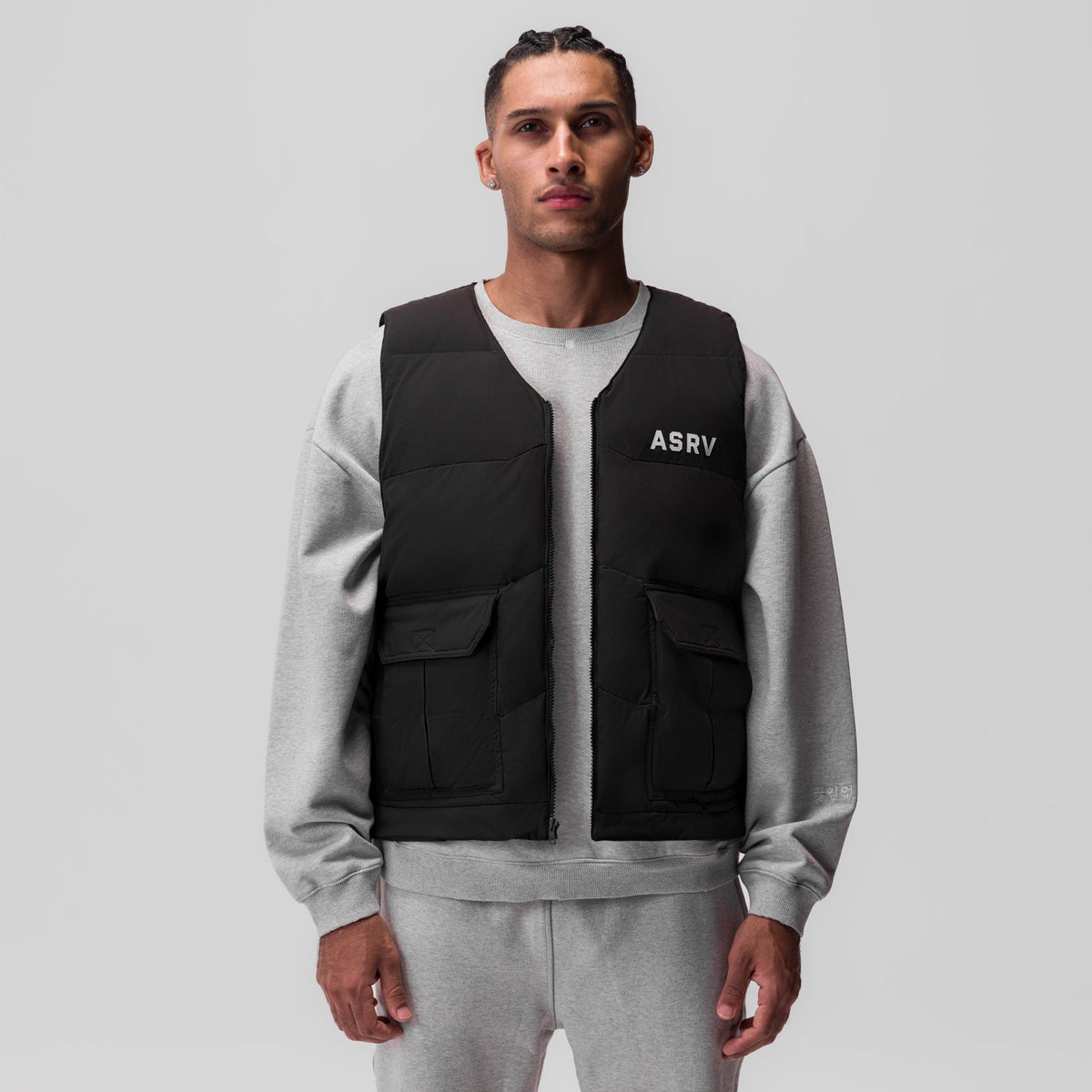 0859. Ripstop Insulated Puffer Gilet - Black | ASRV