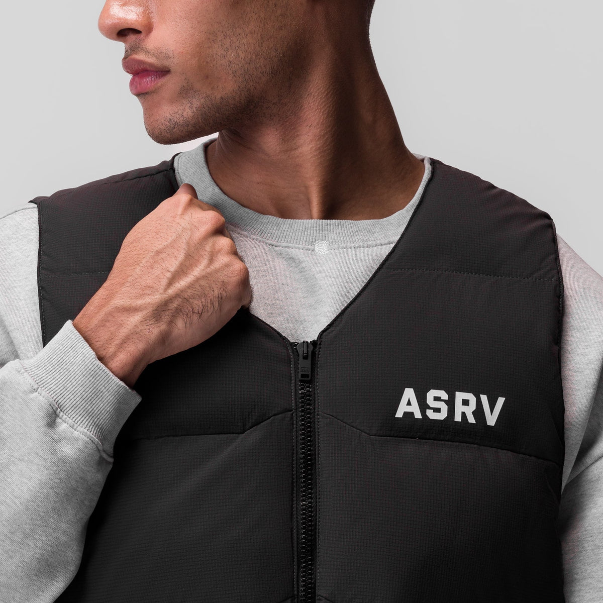 0859. Ripstop Insulated Puffer Gilet - Black | ASRV