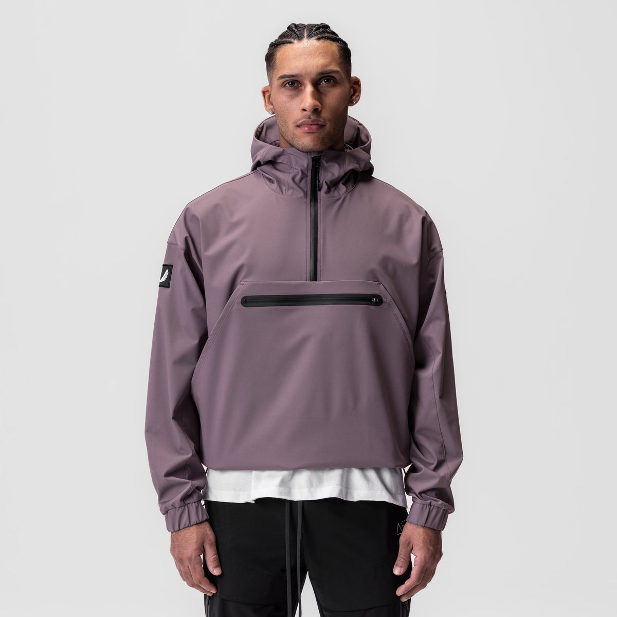 0717. Weather-Ready Anorak Jacket - Moonscape "Patch" | ASRV