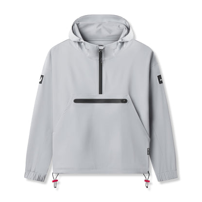 0717. Weather-Ready Anorak Jacket - Slate Grey "Patch" | ASRV