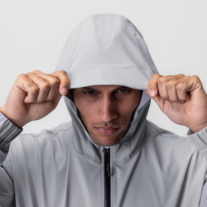 0717. Weather-Ready Anorak Jacket - Slate Grey "Patch" | ASRV