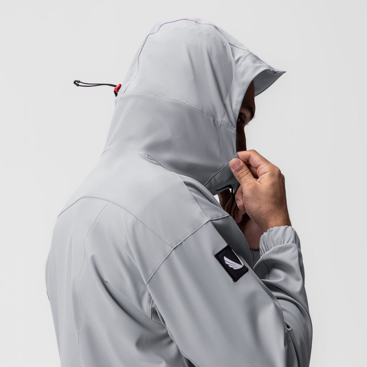 0717. Weather-Ready Anorak Jacket - Slate Grey "Patch" | ASRV