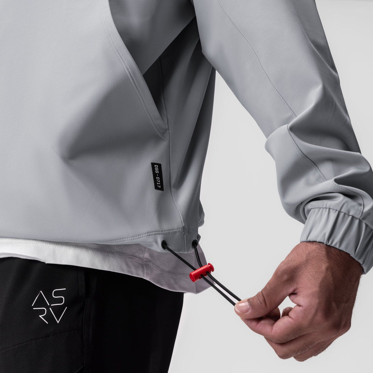 0717. Weather-Ready Anorak Jacket - Slate Grey "Patch" | ASRV