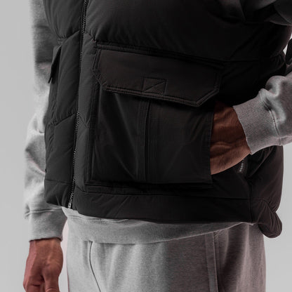 0859. Ripstop Insulated Puffer Gilet - Space Grey | ASRV