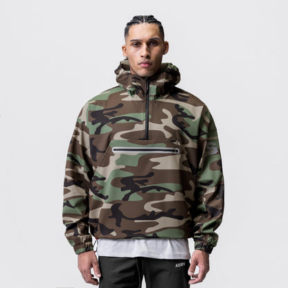 0717. Weather-Ready Anorak Jacket - Woodland Camo | ASRV