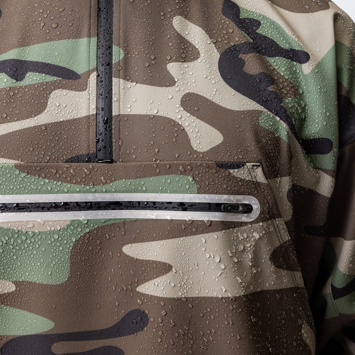 0717. Weather-Ready Anorak Jacket - Woodland Camo | ASRV