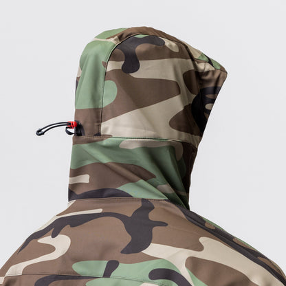 0717. Weather-Ready Anorak Jacket - Woodland Camo | ASRV