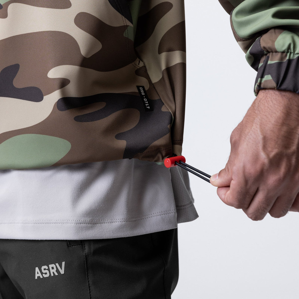 0717. Weather-Ready Anorak Jacket - Woodland Camo | ASRV