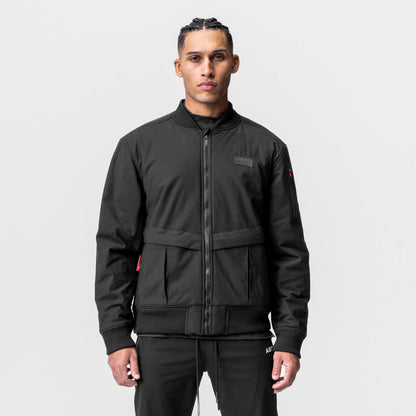0677. Kinterra™ Weatherproof Bomber Jacket - Black | ASRV