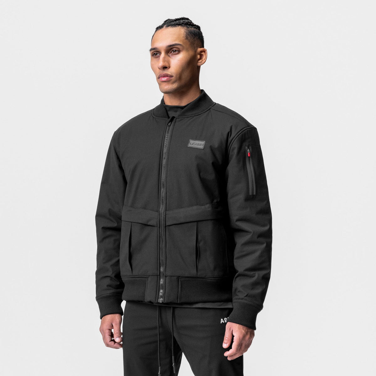 0677. Kinterra™ Weatherproof Bomber Jacket - Black | ASRV
