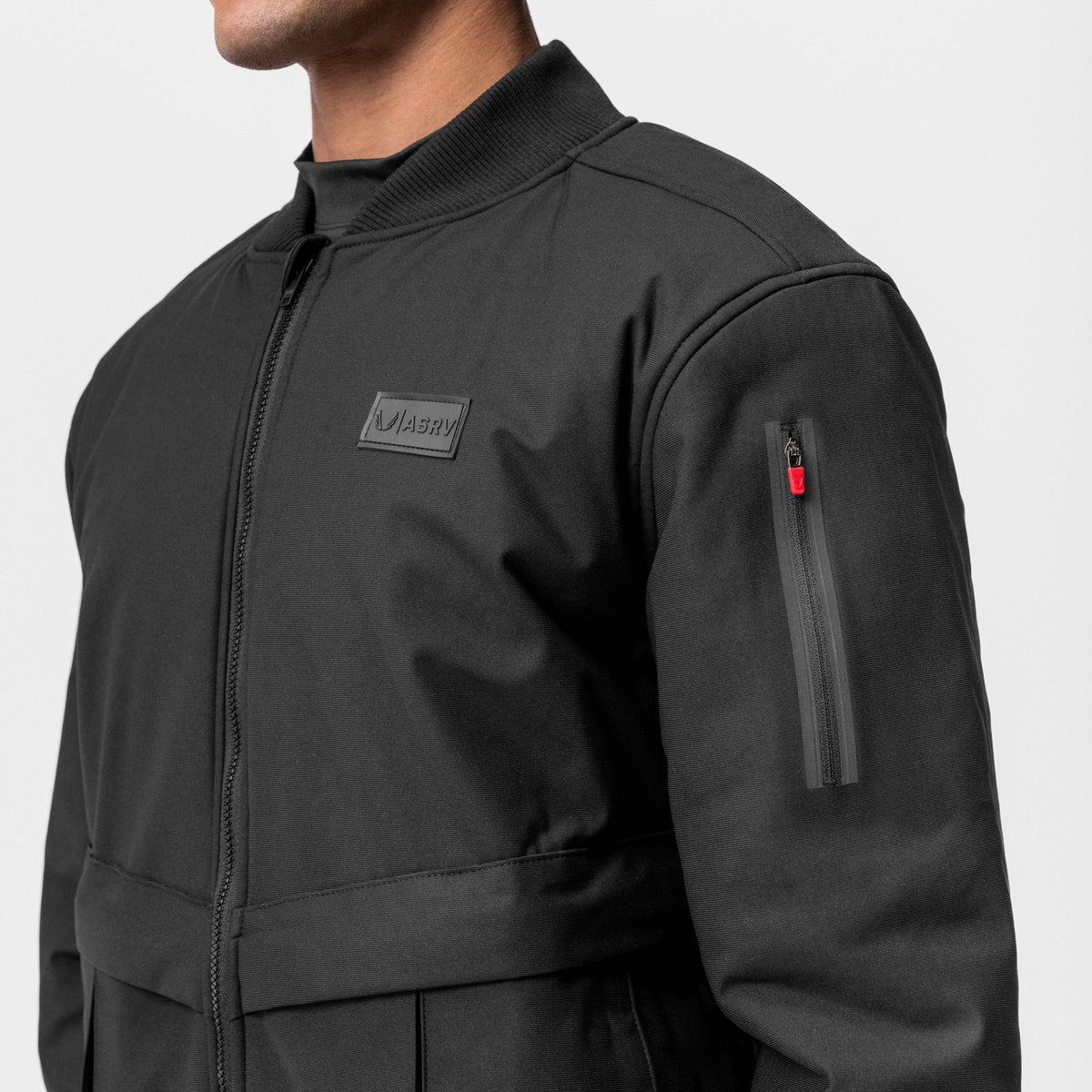 0677. Kinterra™ Weatherproof Bomber Jacket - Black | ASRV