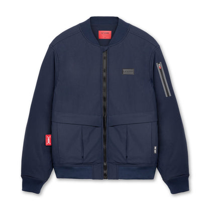 0677. Kinterra™ Weatherproof Bomber Jacket - Navy | ASRV