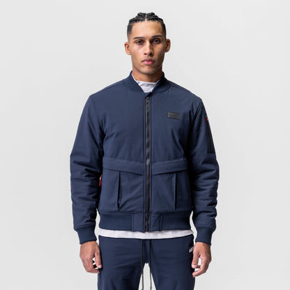 0677. Kinterra™ Weatherproof Bomber Jacket - Navy | ASRV