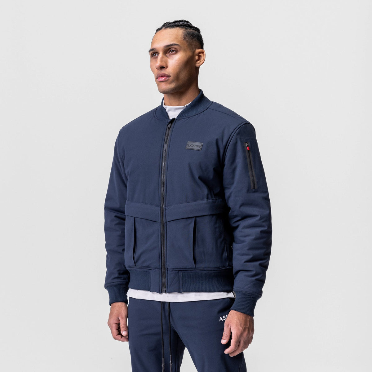0677. Kinterra™ Weatherproof Bomber Jacket - Navy | ASRV