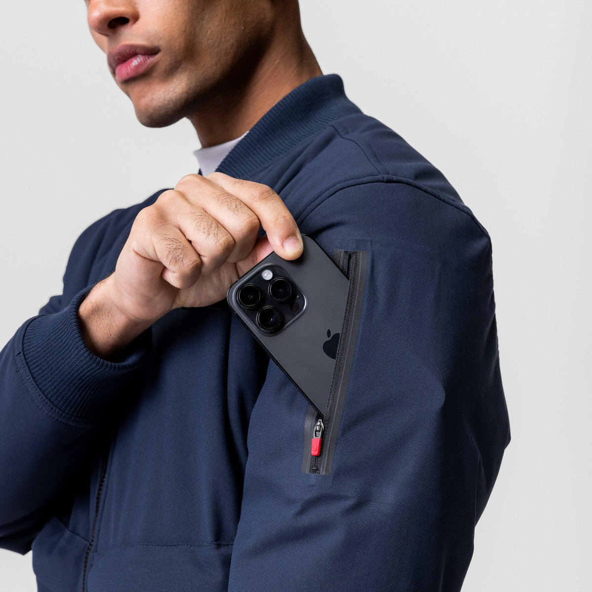 0677. Kinterra™ Weatherproof Bomber Jacket - Navy | ASRV