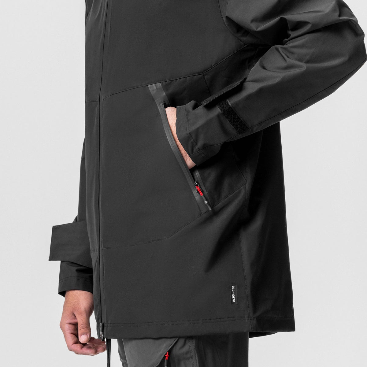 0678. Hipora® Tech Parka - Black | ASRV