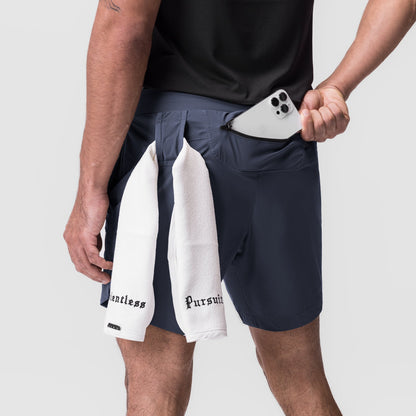 0823. Tetra-Lite® 7" Linerless Short - Navy "Wings" | ASRV