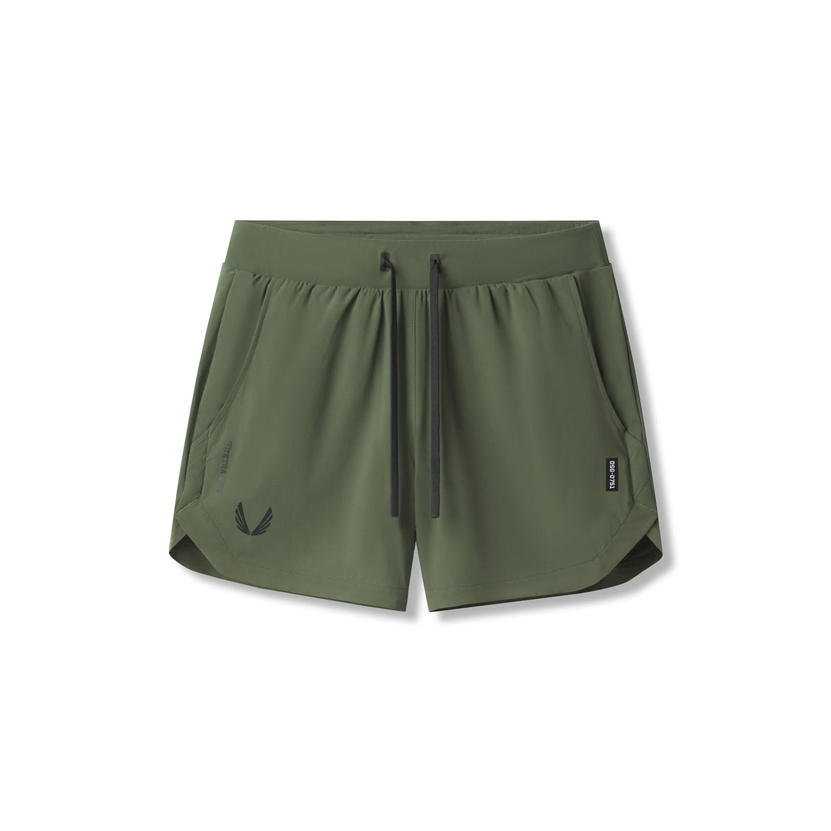 0751. Tetra-Lite® 5" Linerless Short - Olive "Black Wings" | ASRV